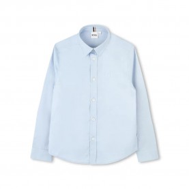 Риза с дълъг ръкав BOSS J52675 long sleeve shirt - Blue (Pale Blue) риза,с,дълъг,ръкав,дамски,ризи,мъжки,ризи,boss,j52675,long,sleeve,shirt,blue,(pale,blue)