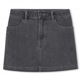 Пола DKNY D62354 skirt - Black (Denim Black) пола,детски,поли,и,рокли,dkny,d62354,skirt,black,(denim,black)