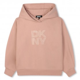 суичър,детски,блузи,dkny,d62384,hoodie,powder,(pink)