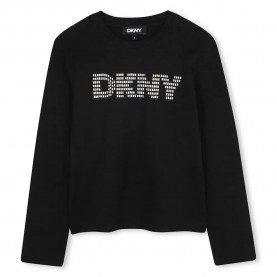 тениска,детски,тениски,dkny,d62414,long,sleeve,t,shirt,black