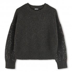 блуза,детски,блузи,dkny,d62380,sweater,dark,grey