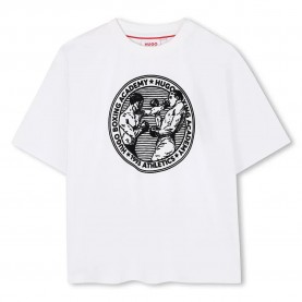 тениска,детски,тениски,hugo,g00439,short,sleeve,t,shirt,white