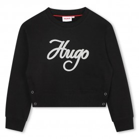 блуза,детски,блузи,hugo,g00498,sweatshirt,black,(black)