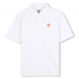 Timberland T60580 short sleeve polo - White (White) детски,блузи,с,яка,timberland,t60580,short,sleeve,polo,white,(white)