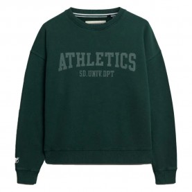 блуза,дамски,блузи,superdry,athletic,ess,relaxed,fit,sweatshirt,green