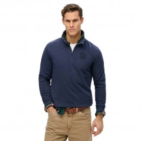 блуза,мъжки,пуловери,superdry,merchant,half,zip,sweatshirt,lauren,navy,(blue)