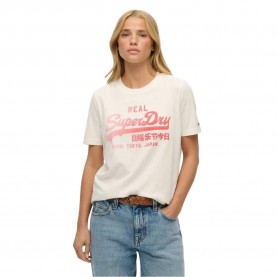 тениска,дамски,тениски,superdry,vintage,logo,fade,short,sleeve,t,shirt,winter,white,(white)