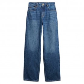 дънки,дамски,панталони,superdry,w7011262a,wide,leg,high,waist,jeans,blue