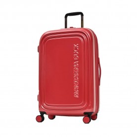 куфари,mandarina,duck,logoduck+,metal,ouv32,trolley,bag,raspberry,(red)