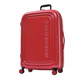 куфари,mandarina,duck,logoduck+,metal,ouv33,trolley,bag,red,(raspberry)