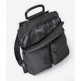 раница,раници,mandarina,duck,md,20,qmtz4,backpack,steel,(black)