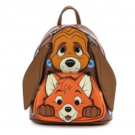 раница,раници,loungefly,disney,by,fox,and,the,hound,cosplay,backpack,brown