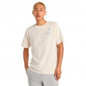 Тениска New balance Cold Tub short sleeve T-shirt - Beige (Beige) тениска,мъжки,тениски,new,balance,cold,tub,short,sleeve,t,shirt,beige,(beige)