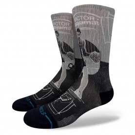 Чорапи Stance Pasted Wemby socks - Black / Grey (Black) чорапи,мъжки,чорапи,дамски,чорапи,stance,pasted,wemby,socks,black,grey,(black)