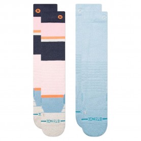чорапи,дамски,чорапи,stance,powdered,mid,poly,snow,2,pack,socks,multicolor