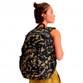раница,раници,roxy,jayjay,active,backpack,anthracite,big,flowers,(brown)