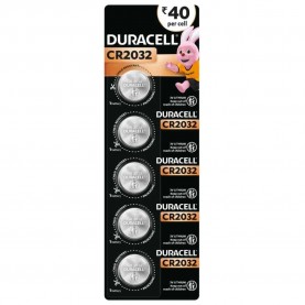 батерии,duracell,cr2032,3v,button,battery,5,units,silver,(clear)