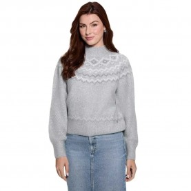 блуза,дамски,пуловери,дамски,плетени,дрехи,guess,w4pr0zz3lq0,sweater,grey