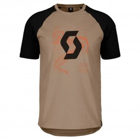 тениска,мъжки,тениски,scott,icon,raglan,short,sleeve,t,shirt,beige,brown,(toast,beige,black)