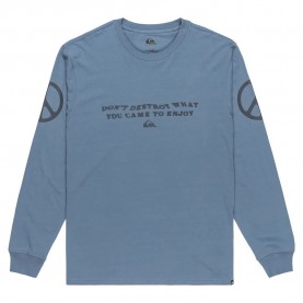 тениска,мъжки,тениски,quiksilver,evo,cold,ways,long,sleeve,t,shirt,china,blue,(blue)