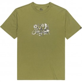Тениска Quiksilver Evo Natural Smash short sleeve T-shirt - Green (Loden Green) тениска,мъжки,тениски,quiksilver,evo,natural,smash,short,sleeve,t,shirt,green,(loden,green)