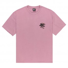 футболна,фланелка,мъжки,тениски,quiksilver,melt,away,short,sleeve,t,shirt,elderberry,(pink)