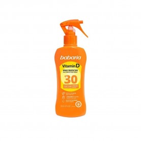 козметика,за,защита,от,слънце,babaria,spray,solar,vitamida,d,f,30,200ml,orange,(multicolor)