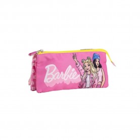 канцеларски,принадлежности,cerdá,barbie,pencil,case,3,compartments,pink,(multicolor)