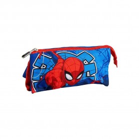 канцеларски,принадлежности,cerdá,spiderman,pencil,case,3,compartments,blue,(multicolor)