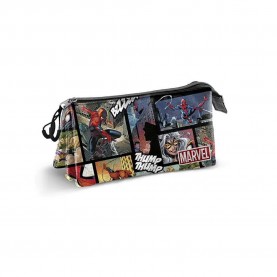 канцеларски,принадлежности,karactermania,spiderman,panels,pencil,case,3,compartments,multicolor,(multicolor)
