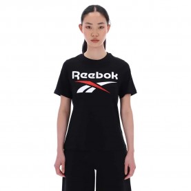 тениска,дамски,тениски,reebok,classics,wren,2,colour,logo,short,sleeve,t,shirt,black