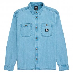 Quiksilver Bozeman shirt - Blue (Flint Stone) детски,ризи,quiksilver,bozeman,shirt,blue,(flint,stone)