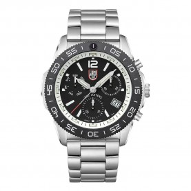 часовник,часовници,luminox,xs.3141,pacific,diver,chronograph,3140,series,44mm,watch,silver