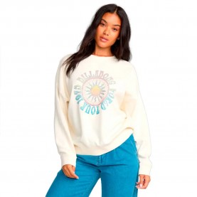 Блуза Billabong Echo sweatshirt - Beige (Salt Crystal) блуза,дамски,блузи,billabong,echo,sweatshirt,beige,(salt,crystal)