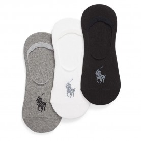 чорапи,мъжки,чорапи,polo,ralph,lauren,liner,no,show,socks,3,pairs,black,white,grey,(multicolor)
