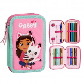 канцеларски,принадлежности,cerdá,gabby,dollhouse,pencil,case,12.5x19.5x4.5,cm,pink,(multicolor)