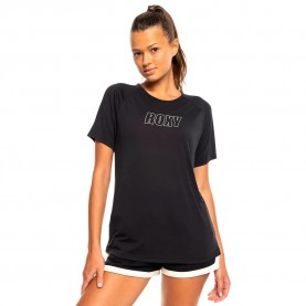 Тениска Roxy Everyday Flow short sleeve T-shirt - True Black (Black) тениска,дамски,тениски,roxy,everyday,flow,short,sleeve,t,shirt,true,black,(black)