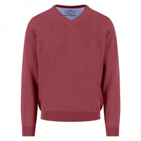 блуза,мъжки,пуловери,fynch,hatton,1514211,v,neck,sweater,berry,(red)