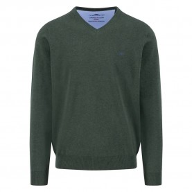 блуза,мъжки,пуловери,fynch,hatton,1514211,v,neck,sweater,dark,ivy,(green)