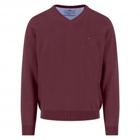 блуза,мъжки,пуловери,fynch,hatton,1514211,v,neck,sweater,deep,merlot,(purple)