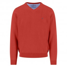 блуза,мъжки,пуловери,fynch,hatton,1514211,v,neck,sweater,spicy,red,(red)