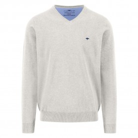 блуза,мъжки,пуловери,fynch,hatton,1514211,v,neck,sweater,winter,white,(grey)