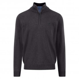 блуза,мъжки,пуловери,fynch,hatton,1514215,half,zip,sweater,charcoal,(black)
