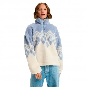 Яке Roxy Mountain Story Fleece jacket - Egret (Blue) яке,дамски,якета,и,палта,roxy,mountain,story,fleece,jacket,egret,(blue)