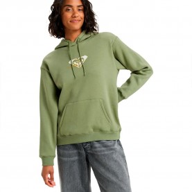 Суичър Roxy Vl Surf Stoked hoodie - Oil Green (Green) суичър,дамски,блузи,roxy,vl,surf,stoked,hoodie,oil,green,(green)