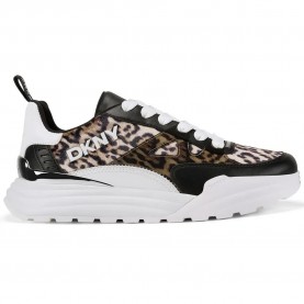 Маратонки DKNY Zanira trainers - Brown (Natural / Black) маратонки,дамски,маратонки,dkny,zanira,trainers,brown,(natural,black)