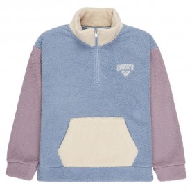Яке Roxy Lazy Weekend Fleece jacket - Blue (Blue Blizzard) яке,детски,якета,и,палта,roxy,lazy,weekend,fleece,jacket,blue,(blue,blizzard)