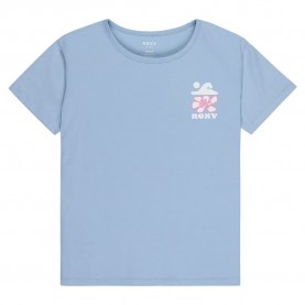 Тениска Roxy Lily Night Regular Fit short sleeve T-shirt - Blue Blizzard (Blue) тениска,детски,тениски,roxy,lily,night,regular,fit,short,sleeve,t,shirt,blue,blizzard,(blue)