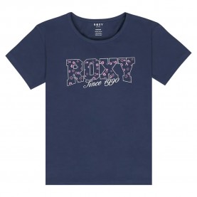 Тениска Roxy Lily Night Regular Fit short sleeve T-shirt - Vintage Indigo (Blue) тениска,детски,тениски,roxy,lily,night,regular,fit,short,sleeve,t,shirt,vintage,indigo,(blue)