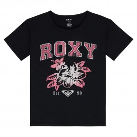 Тениска Roxy Lily Vintage Regular Fit short sleeve T-shirt - Anthracite (Black) тениска,детски,тениски,roxy,lily,vintage,regular,fit,short,sleeve,t,shirt,anthracite,(black)